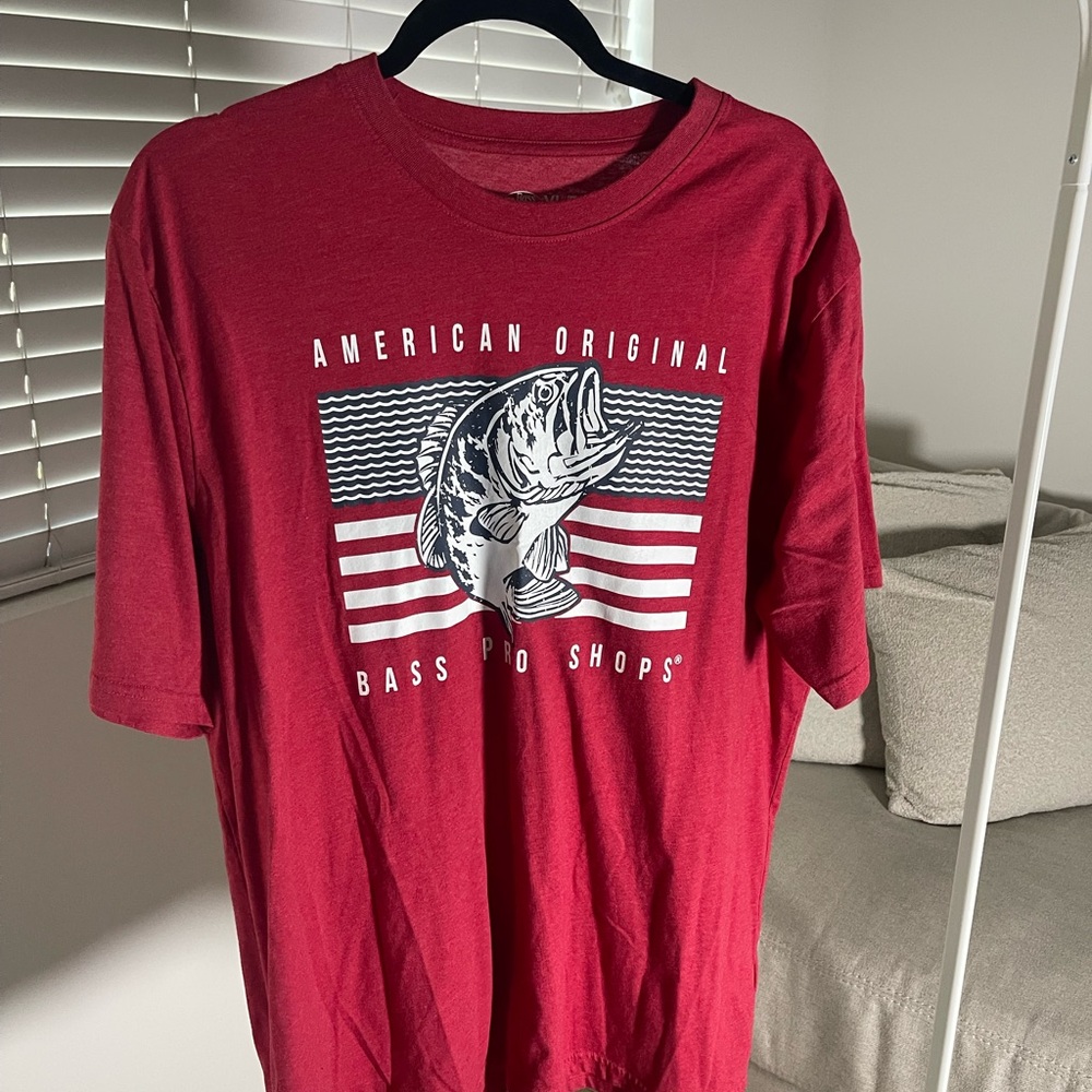 Bass Pro Shops American Original Red Tee